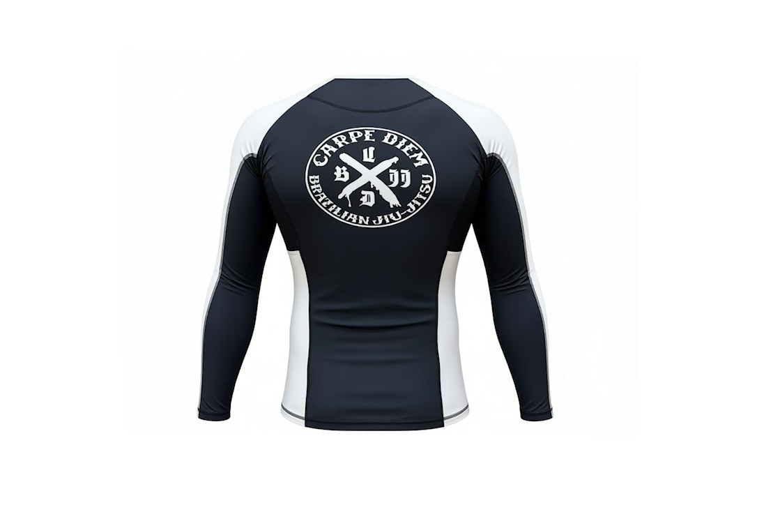 Ranked Rash Guard Ver.2 - White (Long Sleeve)