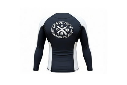 Ranked Rash Guard Ver.2 - White (Long Sleeve)