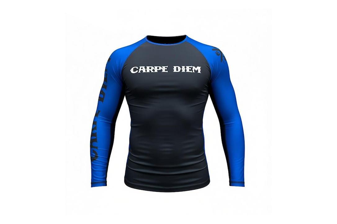 Ranked Rash Guard Ver.2 - Blue (Long Sleeve)