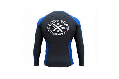 Ranked Rash Guard Ver.2 - Blue (Long Sleeve)