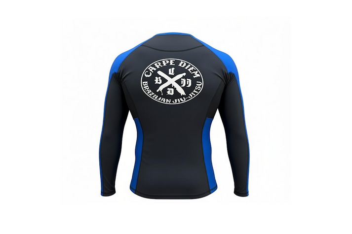 Ranked Rash Guard Ver.2 - Blue (Long Sleeve) – CARPE DIEM BJJ ONLINE STORE