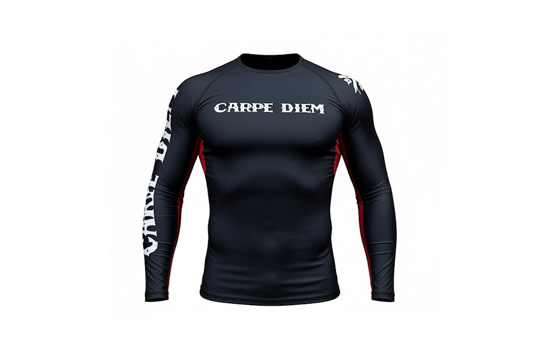 Ranked Rash Guard Ver.2 - Black (Long Sleeve)