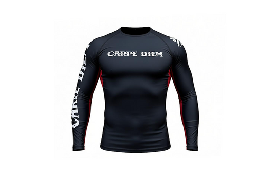 Ranked Rash Guard Ver.2 - Black (Long Sleeve)