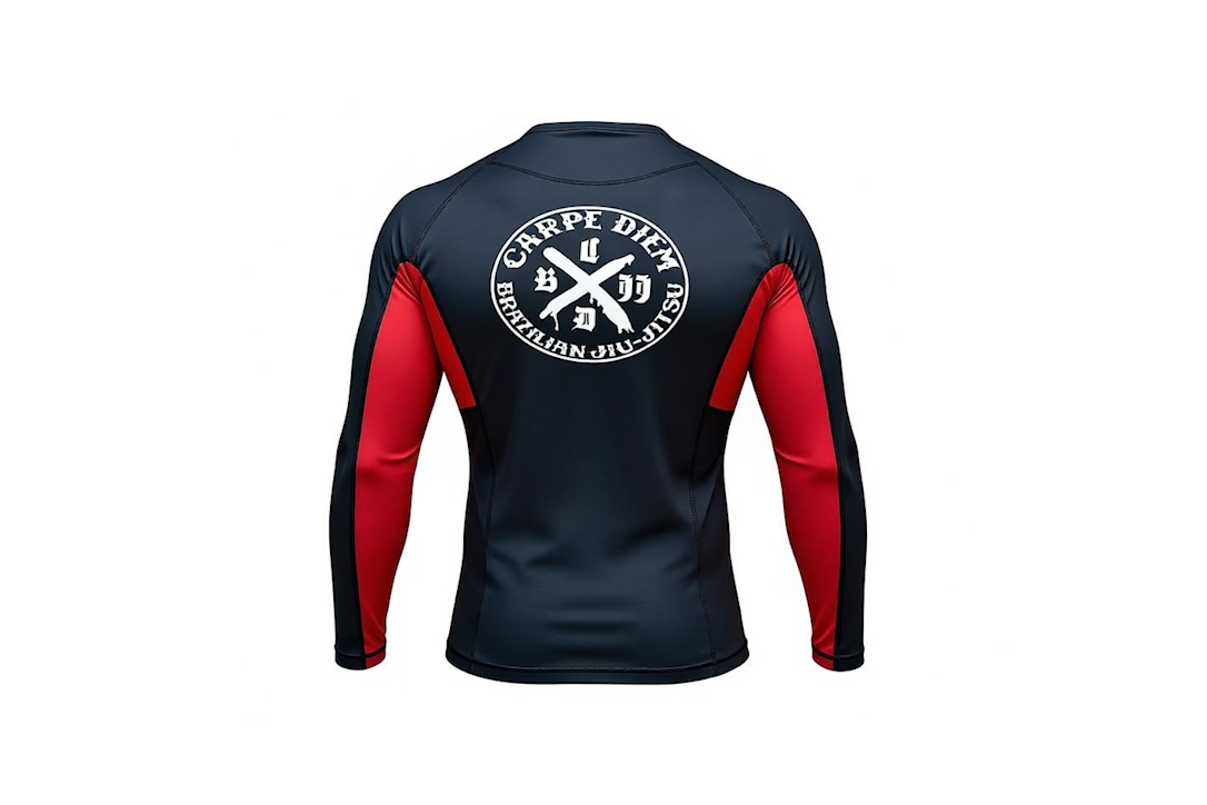 Ranked Rash Guard Ver.2 - Black (Long Sleeve)