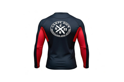 Ranked Rash Guard Ver.2 - Black (Long Sleeve)