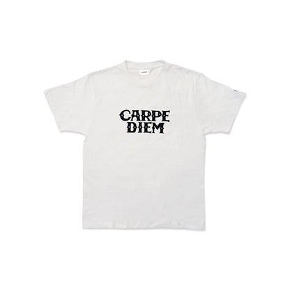 CARPE DIEM T-shirt - White【Premium】