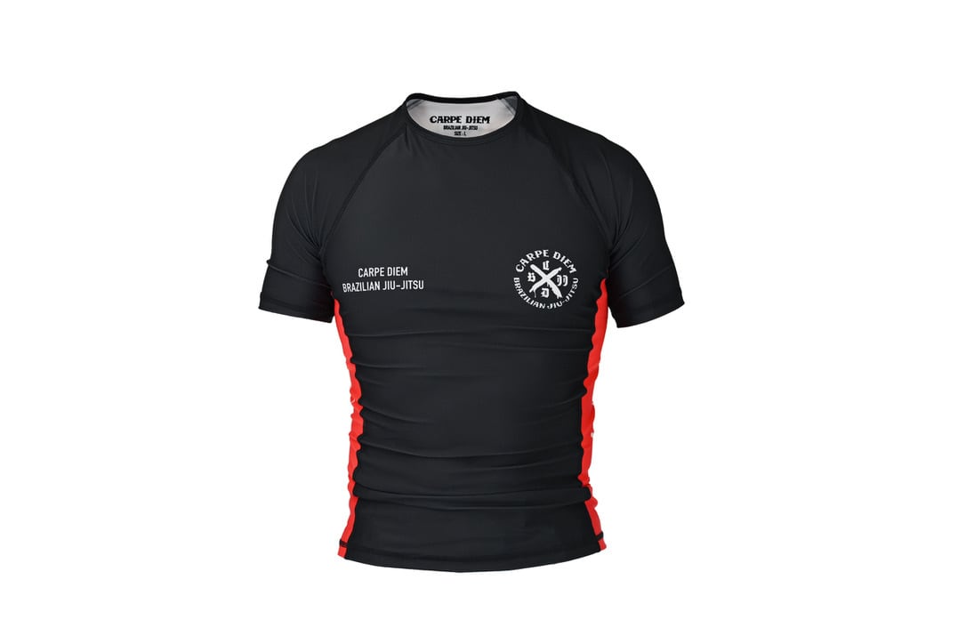 Ranked Rash Guard - Black (Short Sleeve)