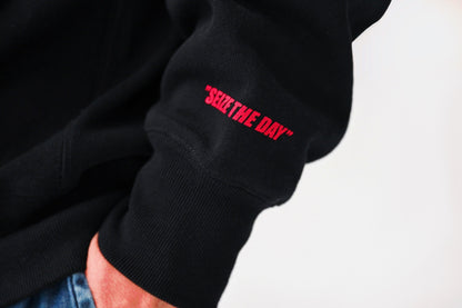 "White Stripes" Hoodie -Black