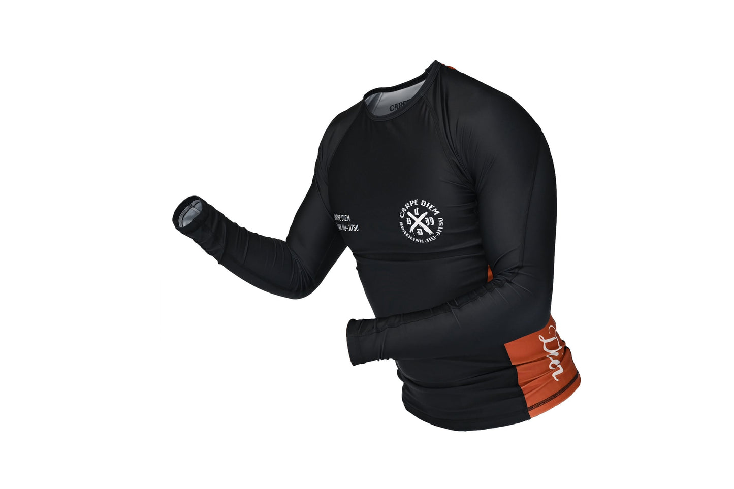 Ranked Rash Guard - Brown (Long Sleeve)